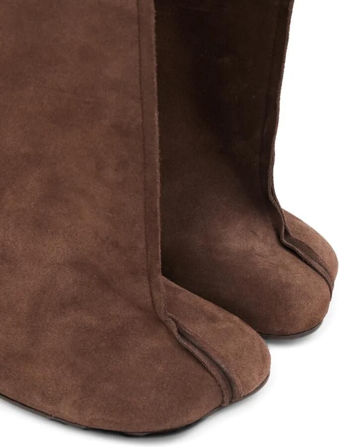 MM6 Maison Margiela Anatomic suède laarzen Bruin - Foto 3