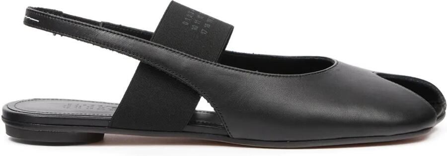 MM6 Maison Margiela Anatomische numeric slingback pumps Zwart