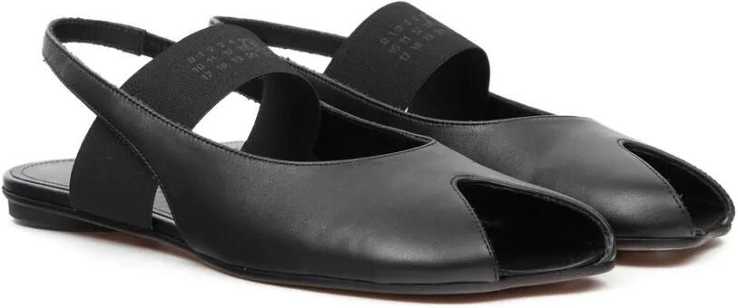 MM6 Maison Margiela Anatomische numeric slingback pumps Zwart - Foto 5