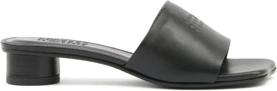 MM6 Maison Margiela anatomische sandalen Zwart