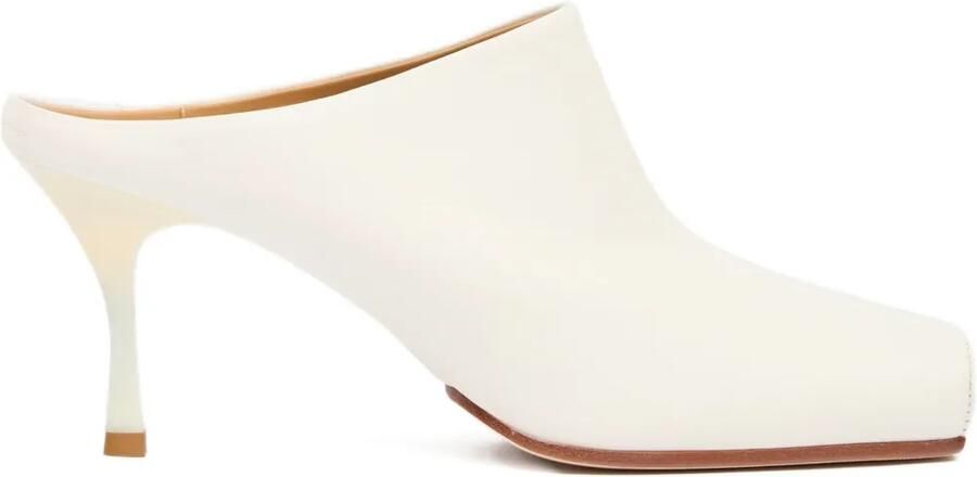 MM6 Maison Margiela Ballerina muiltjes Wit