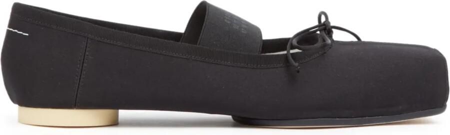 MM6 Maison Margiela Ballerina's met Anatomic Numbers patroon Zwart