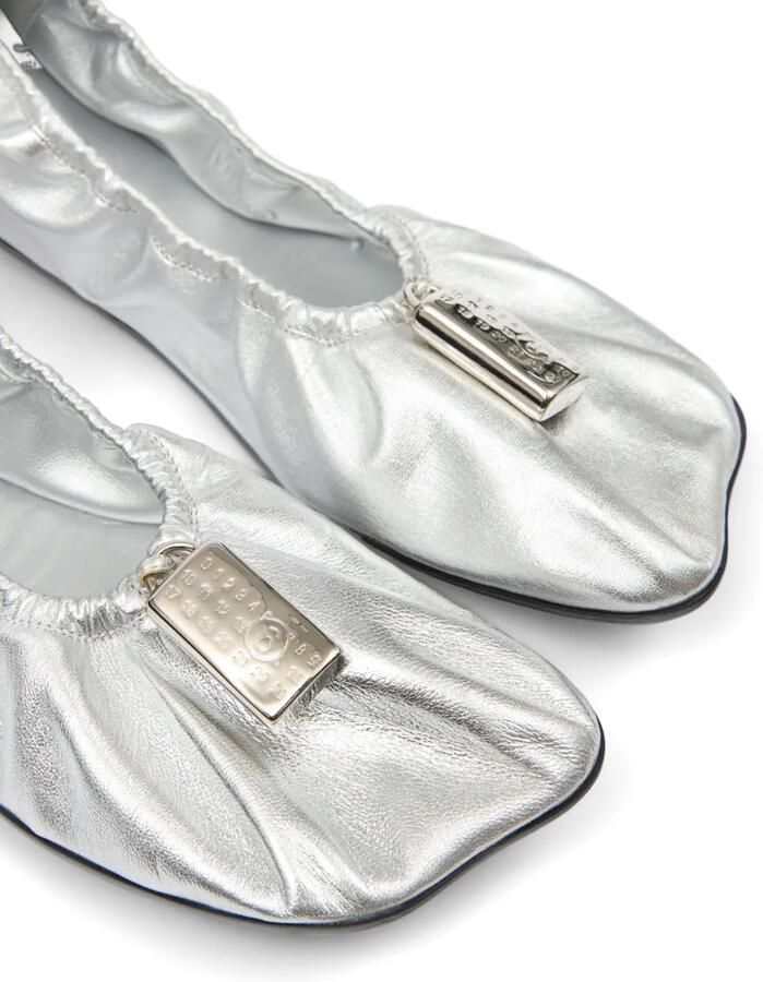 MM6 Maison Margiela Ballerina's met bedel Zilver - Foto 2