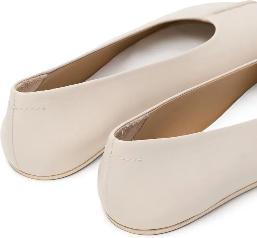 MM6 Maison Margiela Ballerina's met stiksel Beige - Foto 2