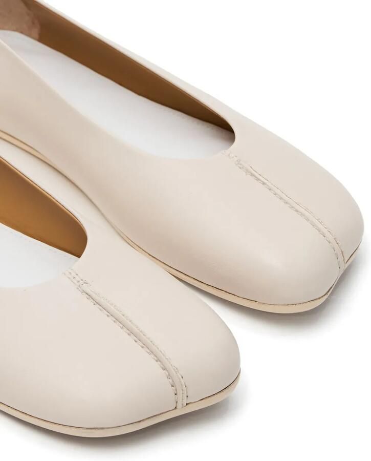 MM6 Maison Margiela Ballerina's met stiksel Beige - Foto 3