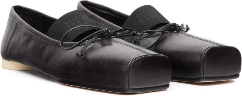 MM6 Maison Margiela Ballerina's met strikdetail Zwart - Foto 5