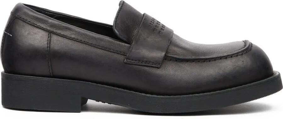MM6 Maison Margiela City biker loafers Zwart