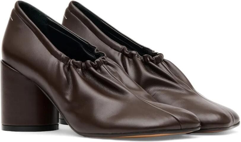 MM6 Maison Margiela Elastische Anatomic pumps Bruin - Foto 5
