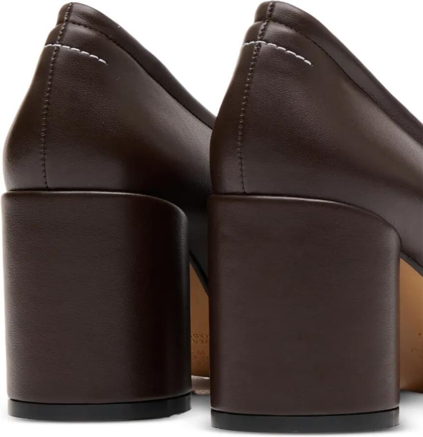 MM6 Maison Margiela Elastische Anatomic pumps Bruin - Foto 2