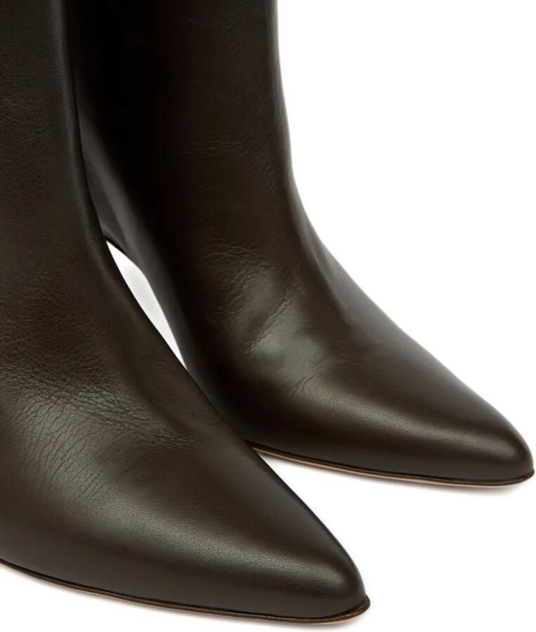 MM6 Maison Margiela Enkellaarzen met puntige neus Bruin - Foto 3