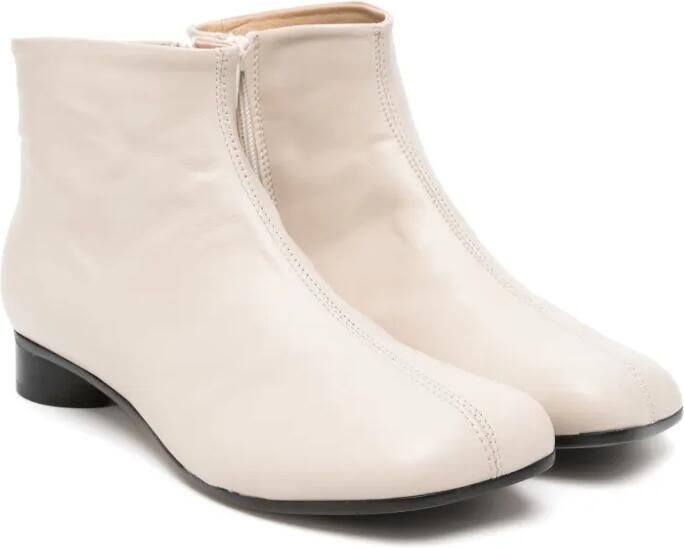 MM6 Maison Margiela Kids Anatomic enkellaarzen Beige