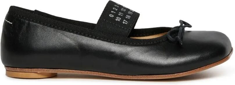 MM6 Maison Margiela Kids Ballerina's met logoprint AH990 BLACK - Foto 4