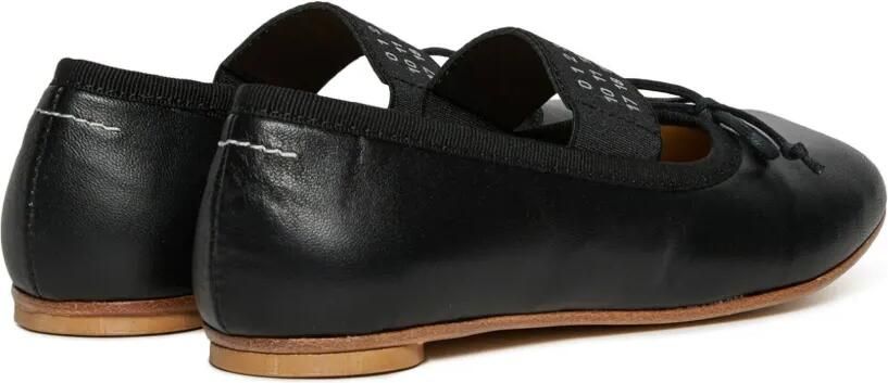 MM6 Maison Margiela Kids Ballerina's met logoprint AH990 BLACK - Foto 3