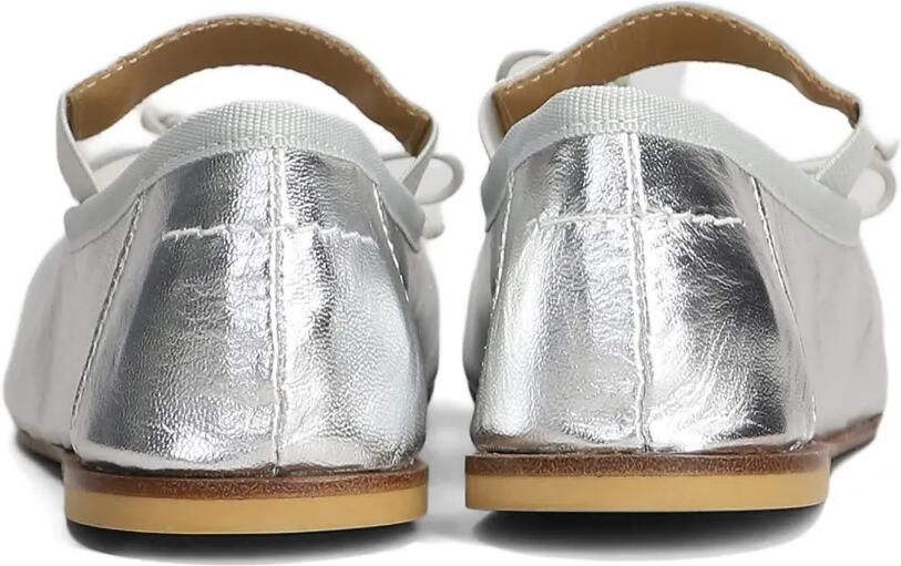 MM6 Maison Margiela Kids Ballerina's met nummer-patroon Zilver - Foto 3