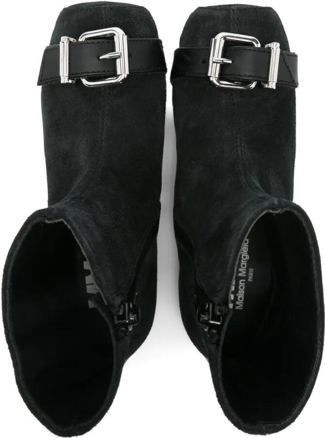 MM6 Maison Margiela Kids Enkelaarzen met decoratieve gesp Zwart - Foto 2