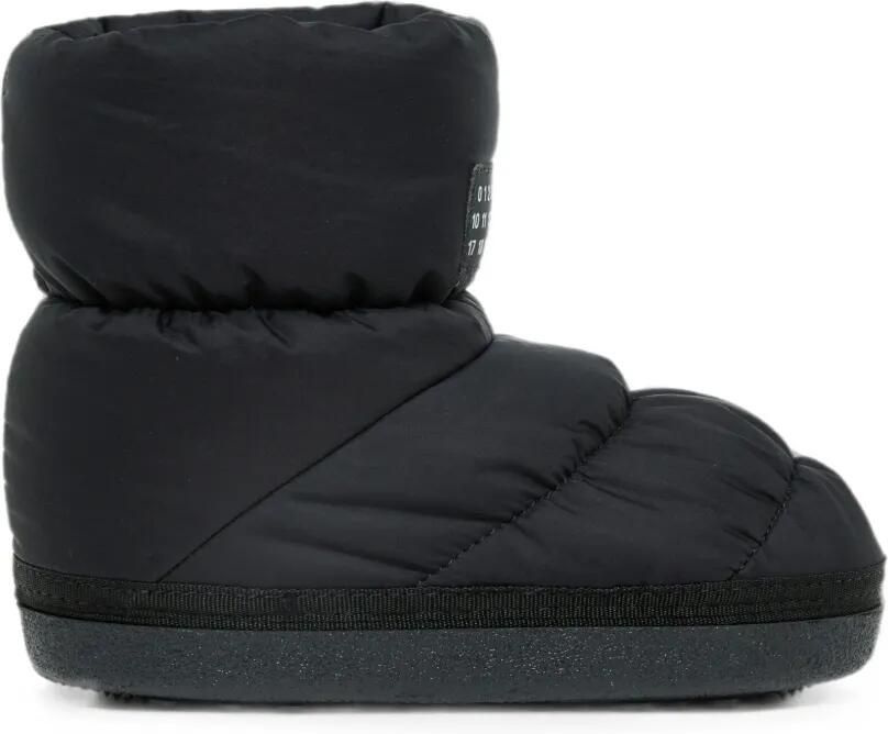 MM6 Maison Margiela Kids Gewatteerde snowboots met logopatch Zwart