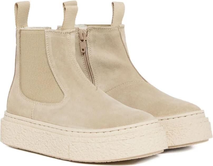 MM6 Maison Margiela Kids Laarzen met plateauzool en ritsdetail Beige