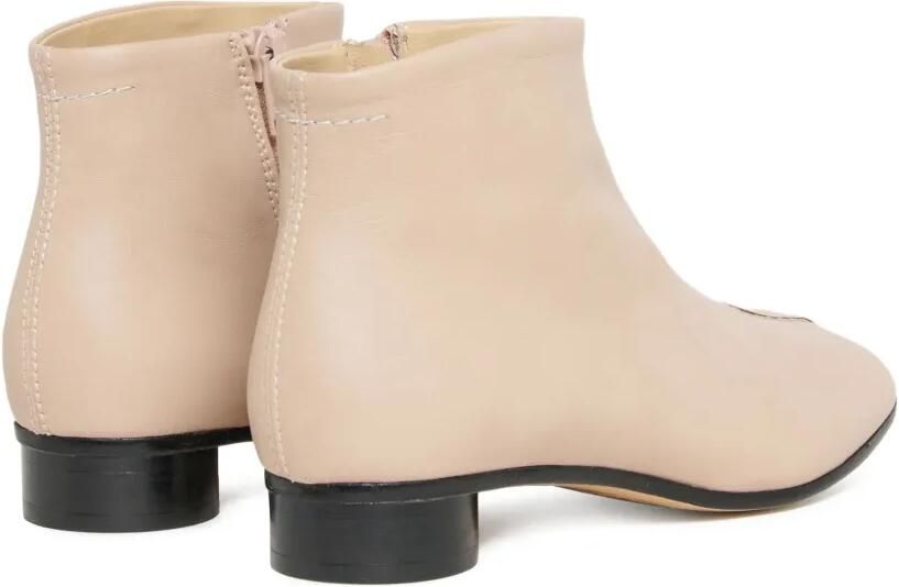 MM6 Maison Margiela Kids Laarzen van kalfsleer met ritssluiting Beige - Foto 4