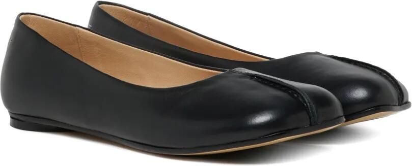 MM6 Maison Margiela Kids Leren ballerina's Zwart - Foto 2