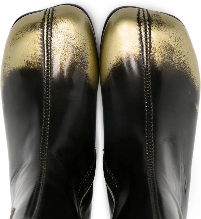 MM6 Maison Margiela Kids Leren laarzen Zwart - Foto 2