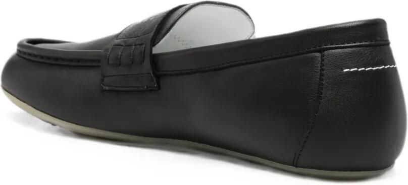 MM6 Maison Margiela Kids Leren loafers Zwart - Foto 2