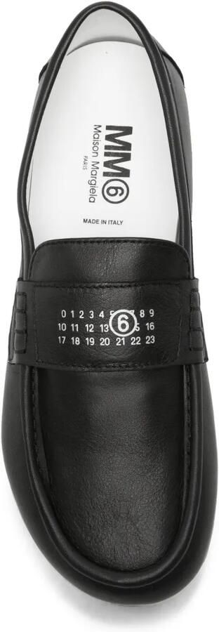 MM6 Maison Margiela Kids Leren loafers Zwart - Foto 3