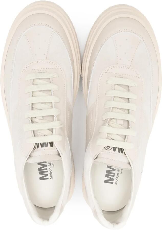 MM6 Maison Margiela Kids Leren sneakers Beige - Foto 2