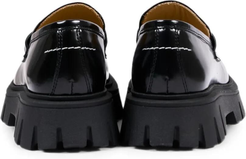 MM6 Maison Margiela Kids Loafers met logoprint Zwart - Foto 3