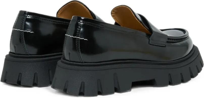 MM6 Maison Margiela Kids Loafers met logoprint Zwart - Foto 3