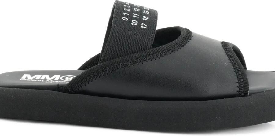 MM6 Maison Margiela Kids Sandalen met plateauzool en bandjes Zwart