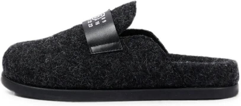 MM6 Maison Margiela Kids Slippers met logopatch Grijs - Foto 4