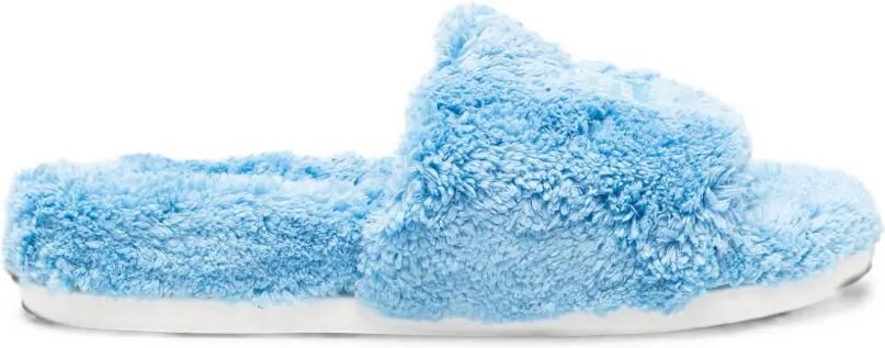 MM6 Maison Margiela Kids Slippers van imitatiebont Blauw