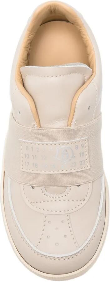 MM6 Maison Margiela Kids Sneakers met elastische band Beige - Foto 3