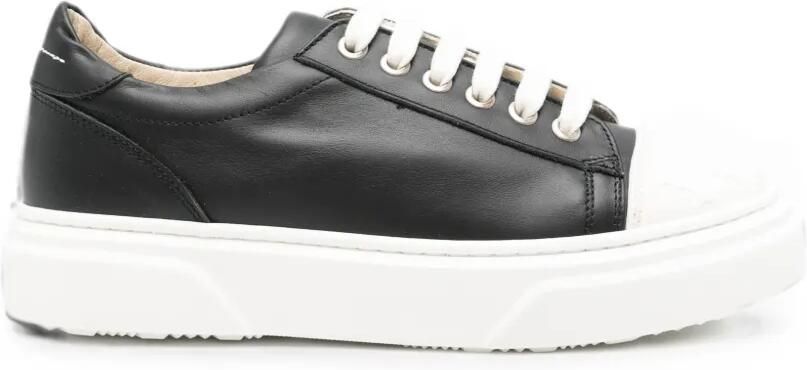 MM6 Maison Margiela Kids Sneakers met logo-reliëf Zwart