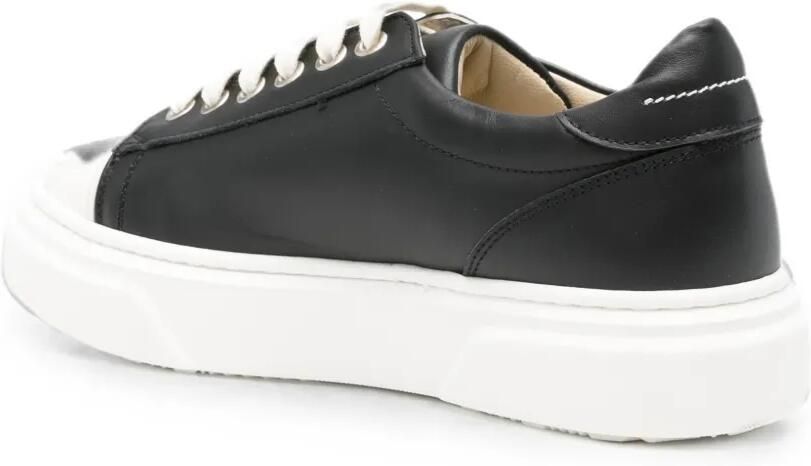 MM6 Maison Margiela Kids Sneakers met logo-reliëf Zwart - Foto 2
