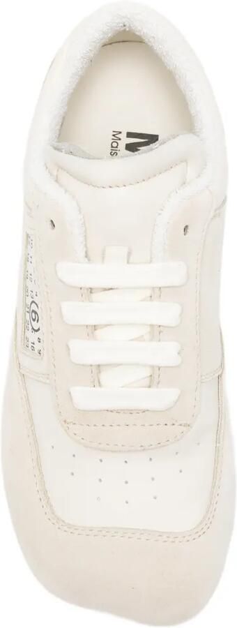 MM6 Maison Margiela Kids Sneakers met logoprint Beige - Foto 3