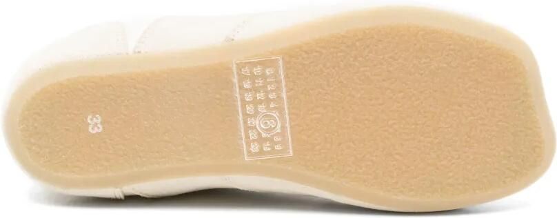 MM6 Maison Margiela Kids Sneakers met logoprint Beige - Foto 4