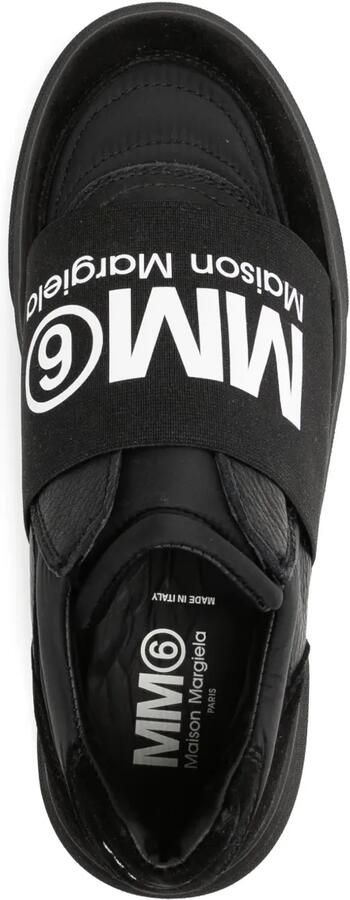 MM6 Maison Margiela Kids Sneakers met logoprint Zwart - Foto 3