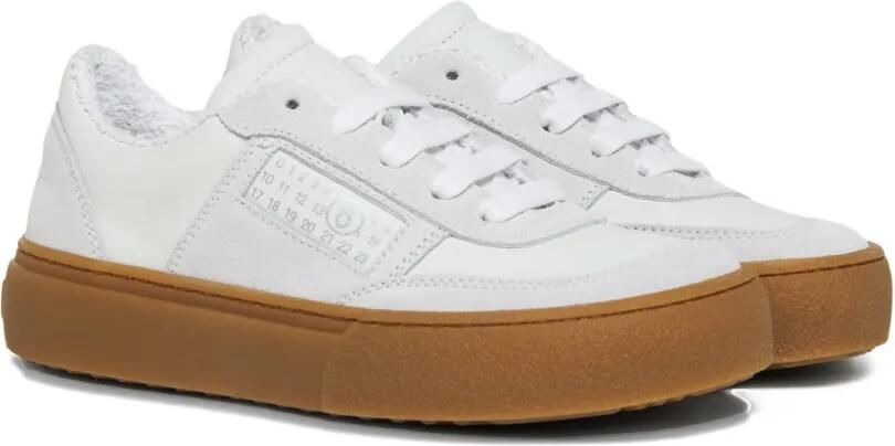 MM6 Maison Margiela Kids Sneakers met vlakken Wit