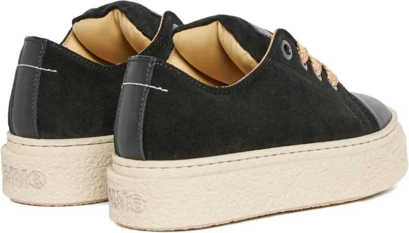MM6 Maison Margiela Kids Suède-leren sneakers Zwart - Foto 3