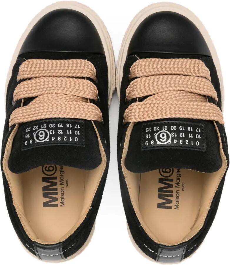 MM6 Maison Margiela Kids Suède sneakers Zwart - Foto 2