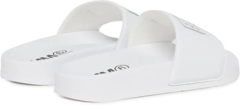MM6 Maison Margiela Kids Teenslippers met logoprint Wit - Foto 3