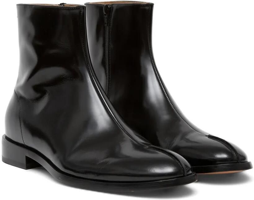 MM6 Maison Margiela Leren enkellaarzen Zwart - Foto 5