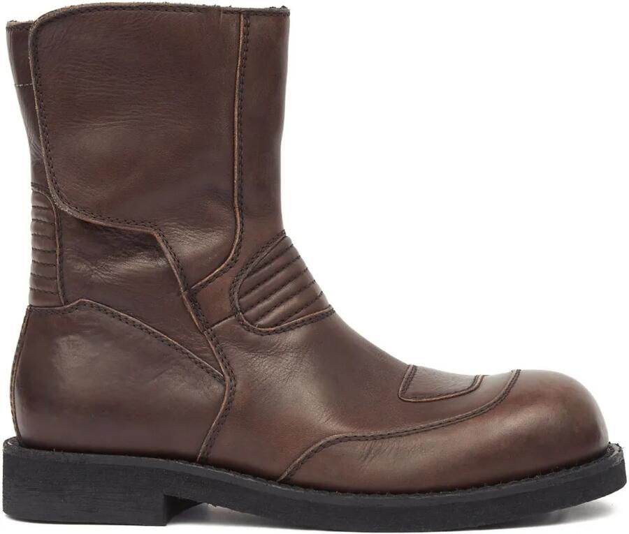 MM6 Maison Margiela Leren laarzen Bruin