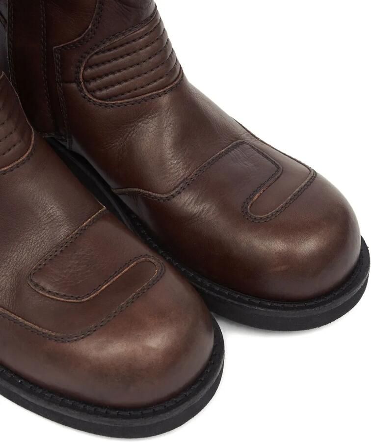 MM6 Maison Margiela Leren laarzen Bruin - Foto 4