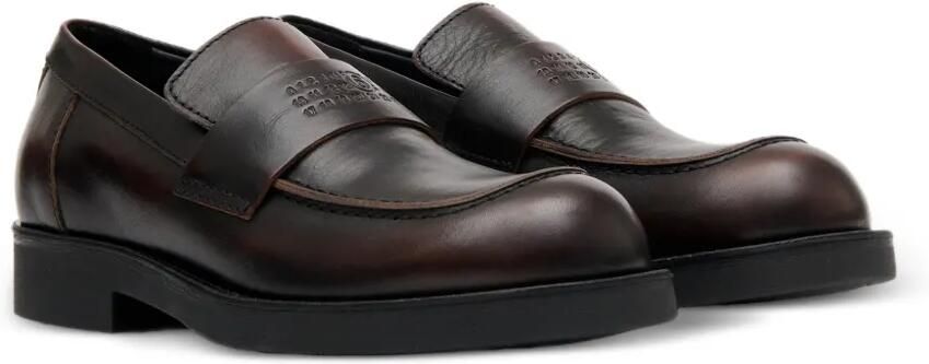 MM6 Maison Margiela Leren loafers Bruin - Foto 4