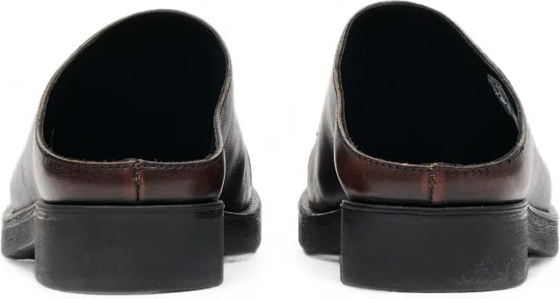 MM6 Maison Margiela Leren muiltjes met ronde neus Bruin - Foto 4