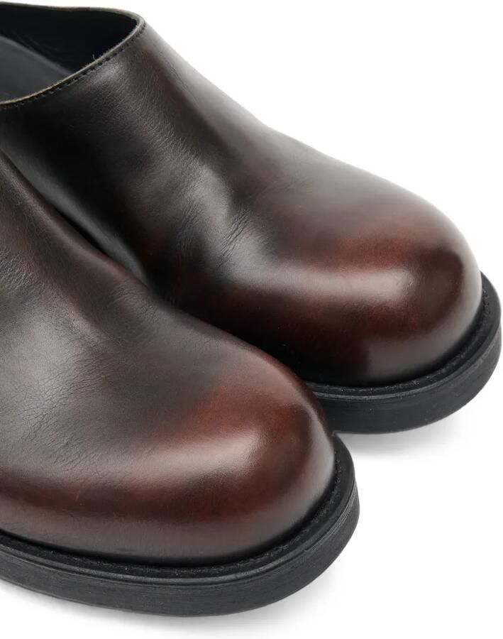 MM6 Maison Margiela Leren muiltjes met ronde neus Bruin - Foto 2