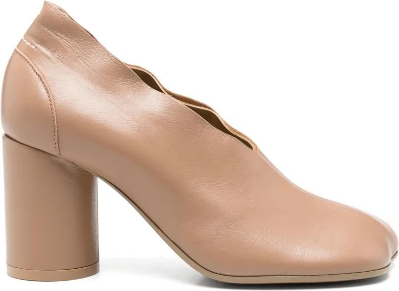 MM6 Maison Margiela Leren pumps Beige