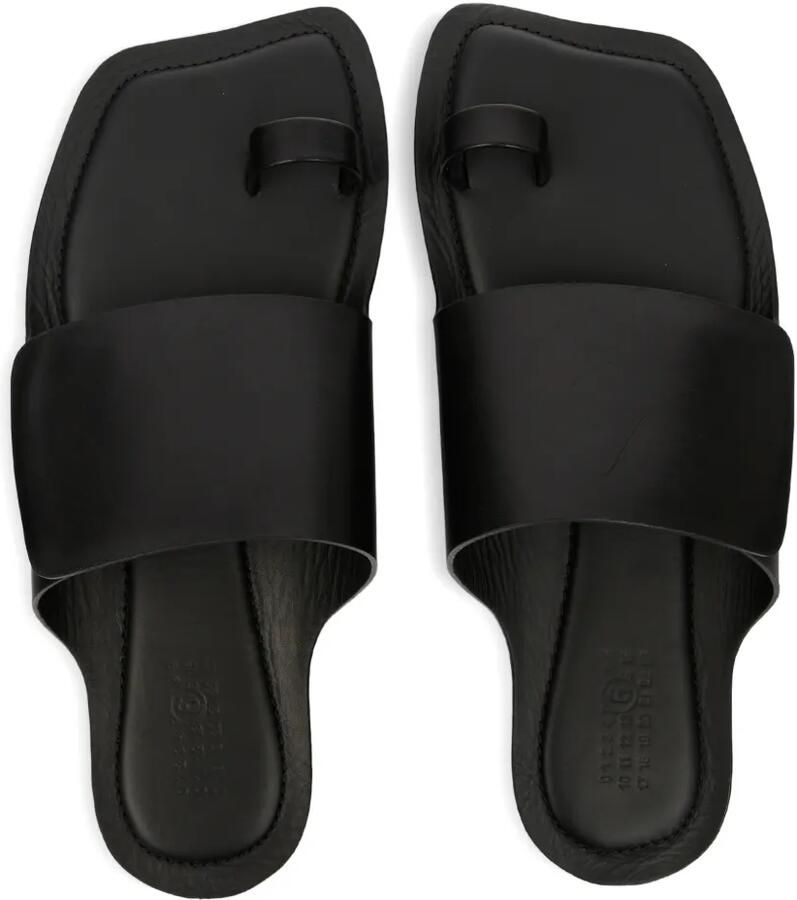 MM6 Maison Margiela Leren sandalen Zwart - Foto 3